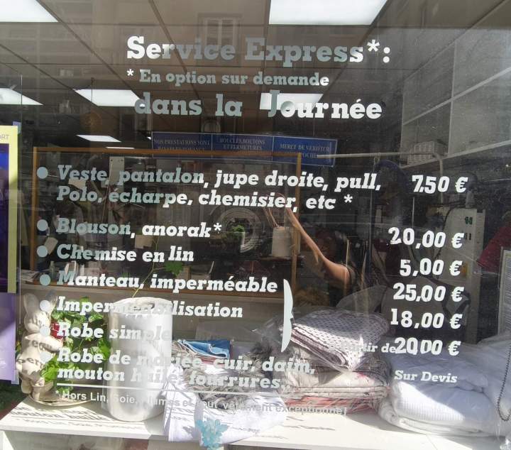 Nettoyage textile au kilo Paris